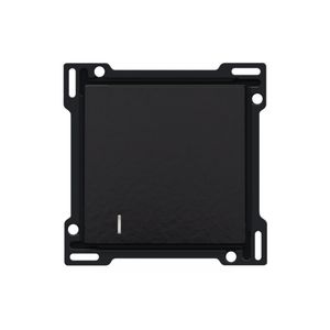 Afwerkingsset hotelkaartschakelaar piano black coated