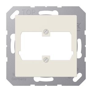 Afdekking AS500 wit voor mod.jack 2-voudig