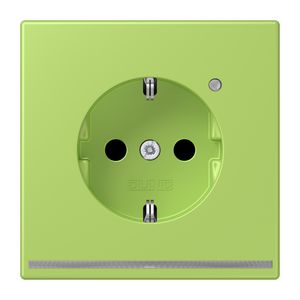 Wandcontactdoos R/A met LED l.sensor S+ LC32052
