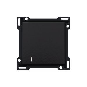 Afwerkingsset hotelkaartschakelaar piano black coated
