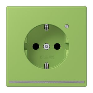 Wandcontactdoos R/A met LED l.sensor S+ LC32051
