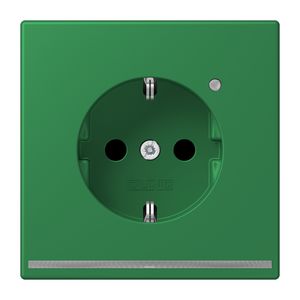 Wandcontactdoos R/A met LED l.sensor S+ LC32050