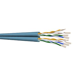 Haspel a 500m. UC400 23 Cat.6 U/UTP LSHF bu# 2x(4x2x23) AWG