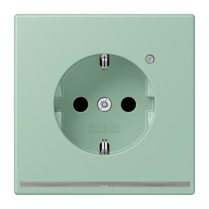 Wandcontactdoos R/A met LED l.sensor S+ LC32041