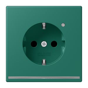 Wandcontactdoos R/A met LED l.sensor S+ LC32040