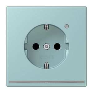 Wandcontactdoos R/A met LED l.sensor S+ LC32033