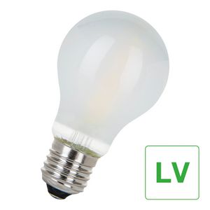 LED-lamp A60 FIL E27 12V-24V AC/DC 6W 670lm 51W 827 Frosted