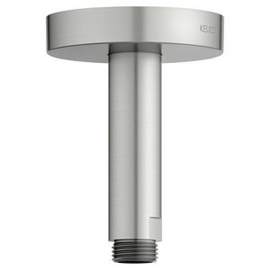 Douchearm voor plafOnd met rond rozet 100mm rvs finish