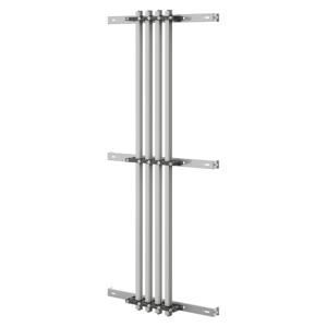 TWEE STUKS BUSBARHOUDERS-VOOR GEGOTEN BUSBAR IN ALUMINIUM