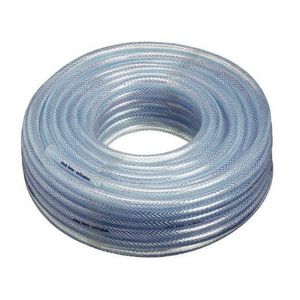 Rol a 30m condenswaterslang 1/4" inw gewapend transparant