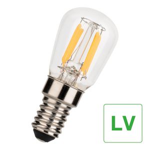 LED-lamp P26 FIL E14 24V AC/DC 2W 180lm (18W) 827 helder
