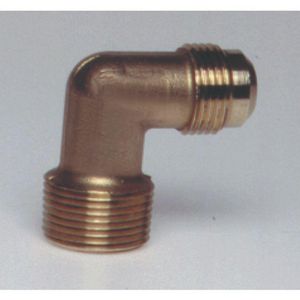 Kniekoppeling  90° E1-04B 1/4"x1/4" male flare x MPT bu.dr. VVE=10