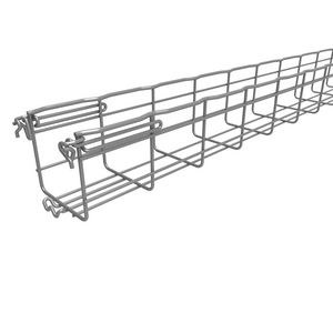Lengte a 3m. Draadgoot Fasclic + 105/100 ZnAl