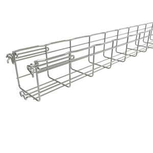 Lengte a 3m. Draadgoot Fasclic + 105/100 RVS 304L