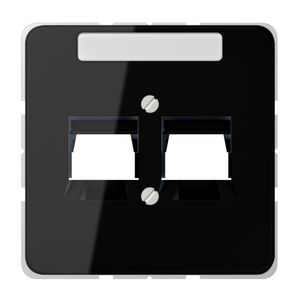 Afdekking modular jack 2-voudig Avaya tekstvenster