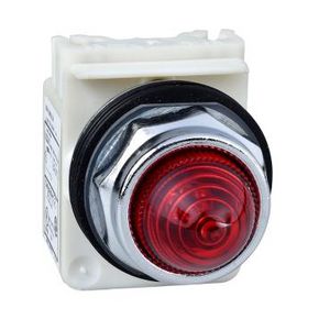 Signaallamp 24-28V 30mm LED BA9S Koepel lens Harmony 9001K