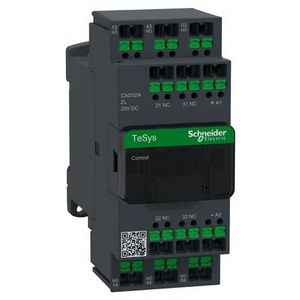 Hulpcontactor TeSys Deca 3NO 2NC 20V DC laag verb. snap-i