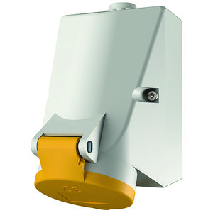 Wandcontactdoos 16A 4-polig  4H 110V IP44 TwinCONTACT