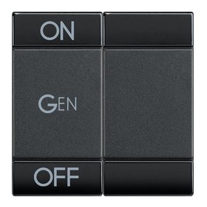 Wipschakelaar ON/OFF GEN 2 mod. antraciet Livinglight VVE=10
