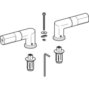 Set Scharnier voor closetzitting 598145000