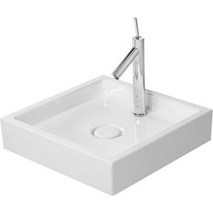 STARCK 1 #038747 opzetwastafel 470mm wit met kraangat geslepen onderzijde