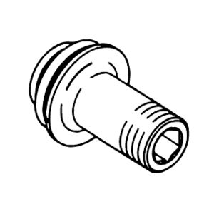 Speciale spoelstop t.b.v. Vario inbouwthm. 0804 en 0805
