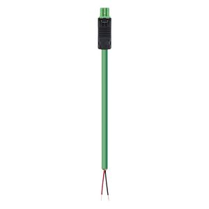 Aansluitsnoer BST14I2 female 0,5mm² 300cm DCA groen VVE=30