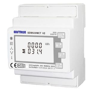 Smart Meter-3P-Eastron-V2, voor EH3P series, incl. 3x CT 300A