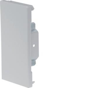 Eindplaat staal voor goot BRS 65x130mm lichtgrijs