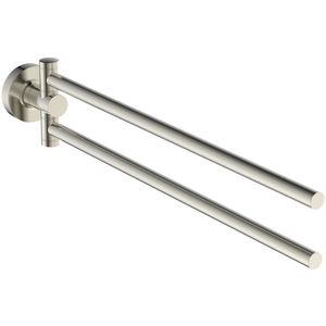 Handdoekstang 48 x 370 x 76mm dubbel silver storm (rvs-look) IOM
