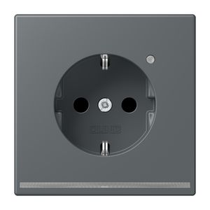 Wandcontactdoos R/A met LED l.sensor S+ LC32010
