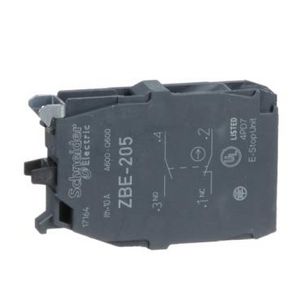 Dubbel contactblok drukknop ZBE 22mm 1NC+1NO Harmony XB5