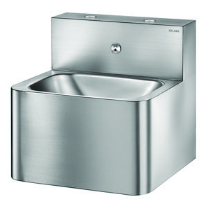 Wastafel WW/KW muurmodel kraan geintegreerd RVS 304 mat TEK