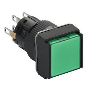 Drukknop Verlicht Verzonken terugv 16mm 24V 2 OC G VVE=5