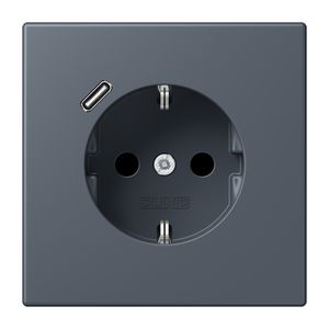 Wandcontactdoos met R/A + lader USB C Saf+ LC4320U