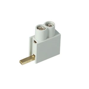 Aftakblok achter ALS 2x10 geisoleerd