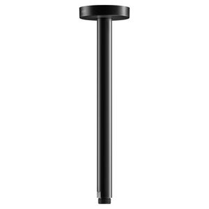 Douchearm plafOnd aansluiting 1/2" rond rozet 300mm zwart