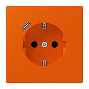 Wandcontactdoos met R/A + lader USB C Saf+ LC4320S