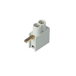 Aftakblok universeel 2x10 geisoleerd
