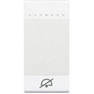 Wipschakelaar wit Niet Storen 1 module Livinglight