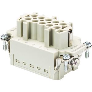 Contactblok female insert baS Bup 10 2,5 50 AG