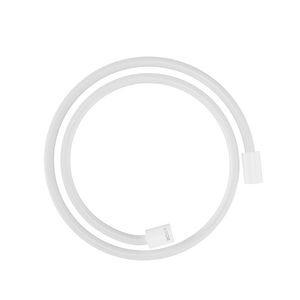 AXOR ShowerSolutions Textile shower hose 1.25 m met cylindrische moer mat wit