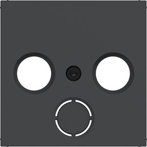 Centraalpl antennecontactdoos 2/3-gaats uitbr. A.x/C.x zwart