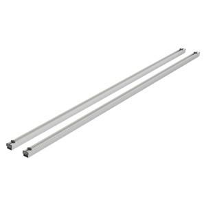 TWEE STUKS GEGOTEN BUSBARS IN ALUMINIUM 30x40-630 A-VOOR