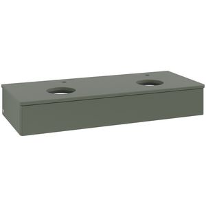 Wastafelonderkast Antao 1200x190x500mm L.Green Matt Lacquer L13050HL