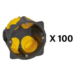 Eco Batibox 1V 40mm diep-Luchtdichte inbouwdoos per 100 stuk