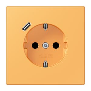 Wandcontactdoos met R/A + lader USB C Saf+ LC4320L