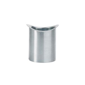 Zinken HWA tapeind/steekpijp ovaal 80mm lengte 100mm mastgoot