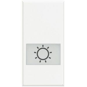 Toets lamp symbool verlicht 1 module Axolute White