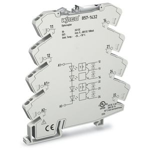 Optocouplermodule 2-voudig DC 24V li.grijs 857-1432